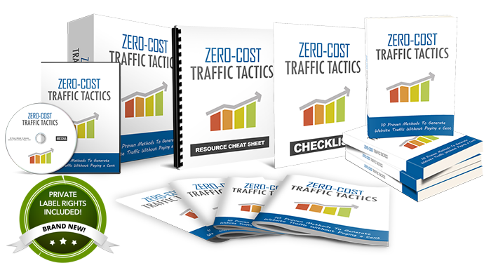 Zero Cost Traffic Tactics Done For You PLR Package Affiliate Information JVZoo